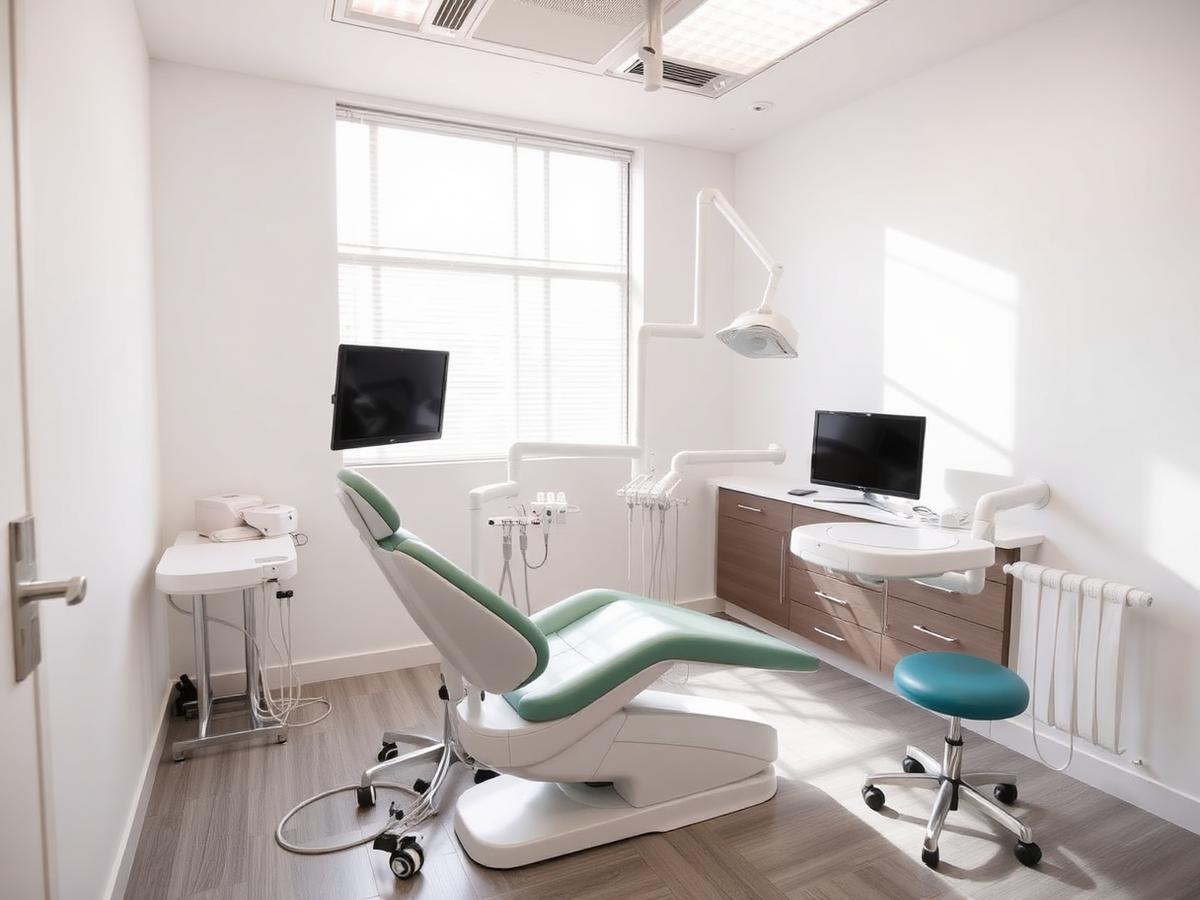 Modern dental operatory with high-tech equipment