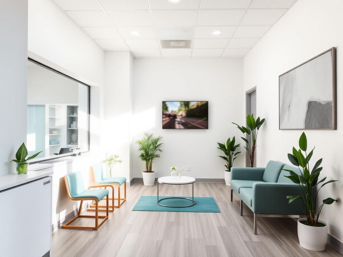 BrightSmile Dental reception and waiting area
